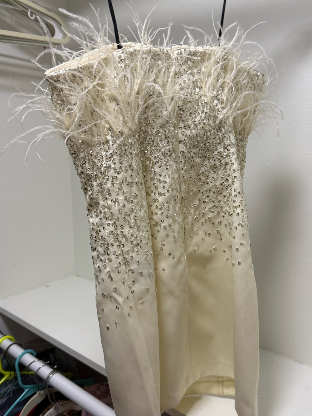 Nbd Gracy Feather Sequin Mini Dress View 4
